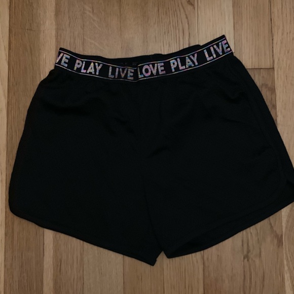 Girls black mesh champion C9 shorts size medium - Picture 1 of 3